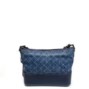 CHANEL GABRIELLE HOBO BAG DENIM / LEATHER MULTICOLOURED HARDWARE