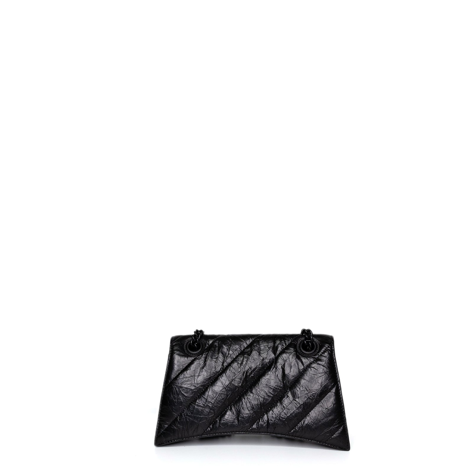 BALENCIAGA CRUSH SMALL CHAIN BAG SO BLACK