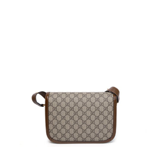 GUCCI HORSEBIT 1955 SHOULDER BAG BEIGE SUPREME CANVAS GHW