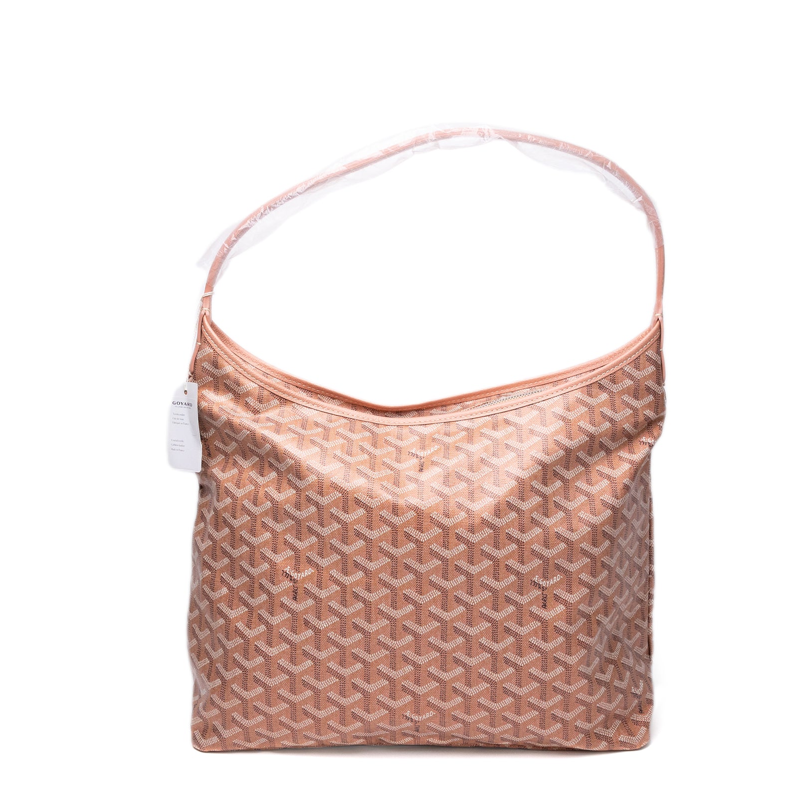 GOYARD BOHEME HOBO BAG PM GOYARDINE CANVAS PINK SHW