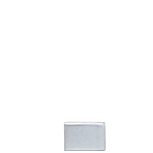 LOUIS VUITTON LOCK MINI TRIFOLD WALLET SILVER LEATHER SHW (MICROCHIP)