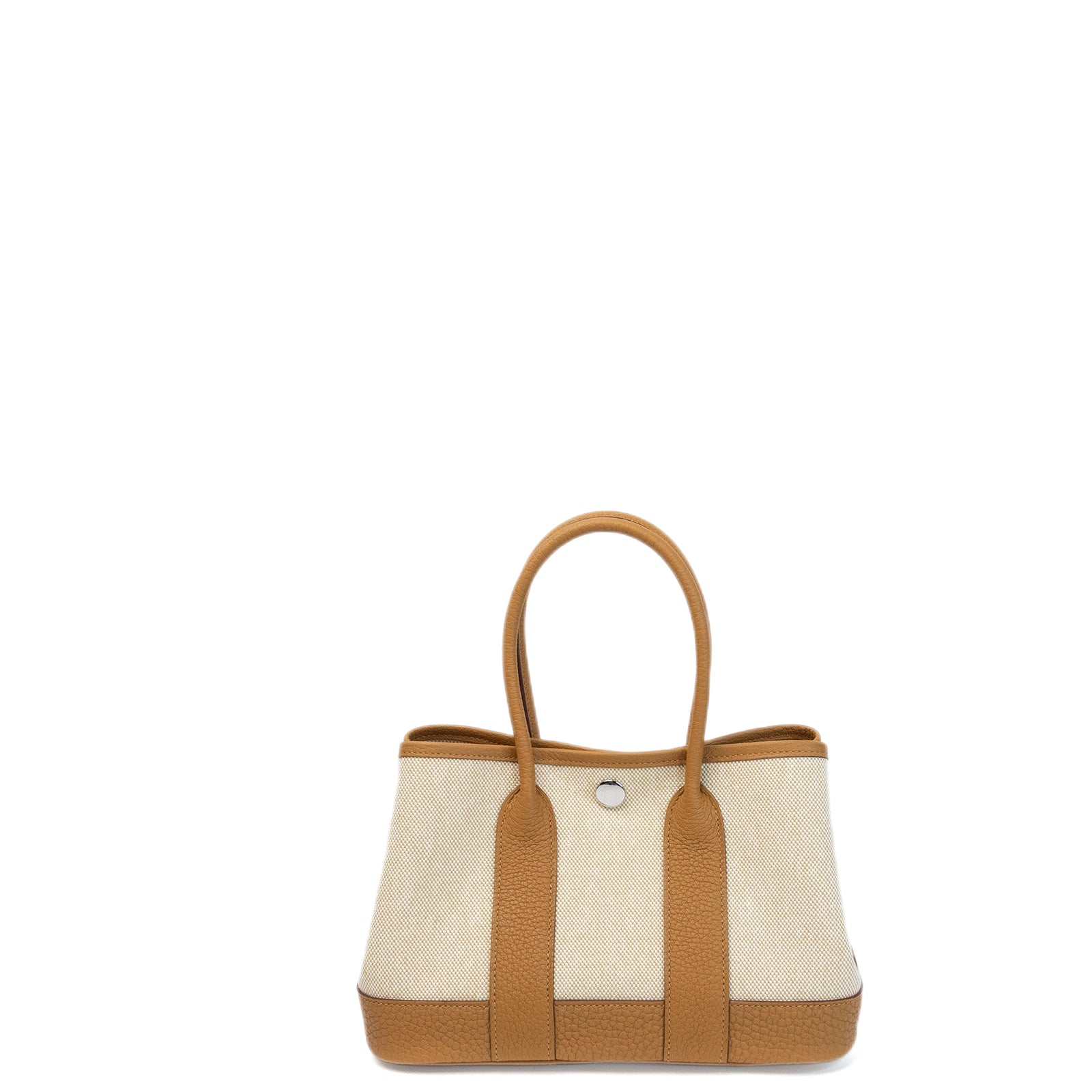 HERMES NEO GARDEN PARTY 23 NEGONDA / CANVAS BEIGE / NATURAL SABLE SHW STAMP G