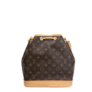 LOUIS VUITTON PETIT NOE BUCKET BAG MONOGRAM GHW (MICROCHIP)