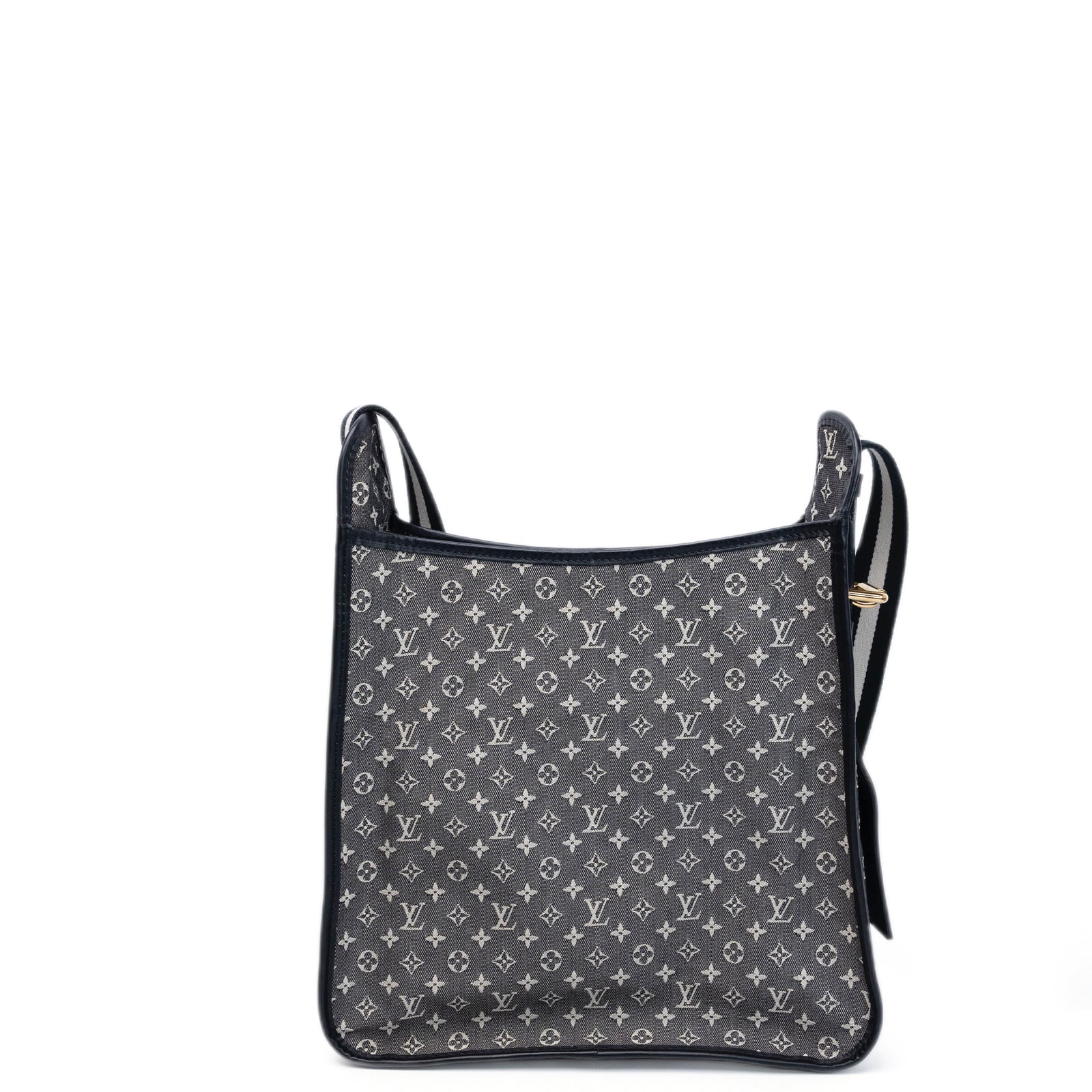 LOUIS VUITTON BESACE MARY KATE BAG BLUE MINI LIN CANVAS GHW