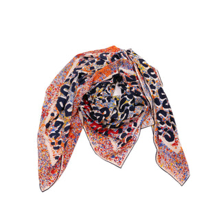 LOUIS VUITTON LEOPARD PATTERN SCARF
