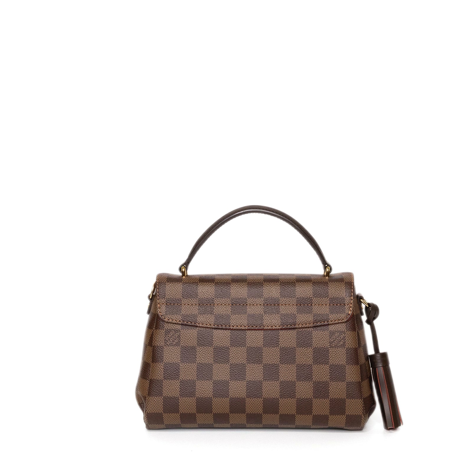 LOUIS VUITTON CROISETTE DAMIER EBENE CANVAS GHW