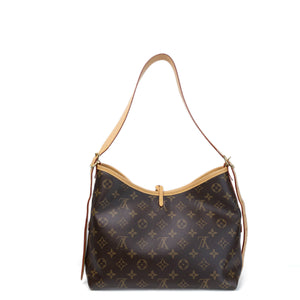 LOUIS VUITTON CARRYALL PM MONOGRAM CANVAS GHW (MICROCHIP)