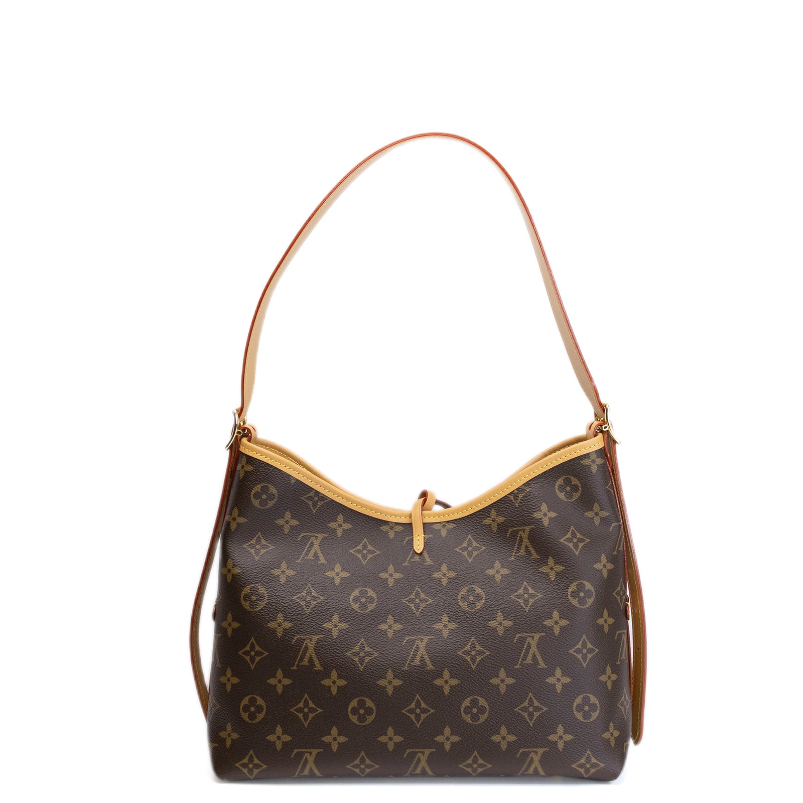 LOUIS VUITTON CARRYALL PM MONOGRAM CANVAS GHW (MICROCHIP)