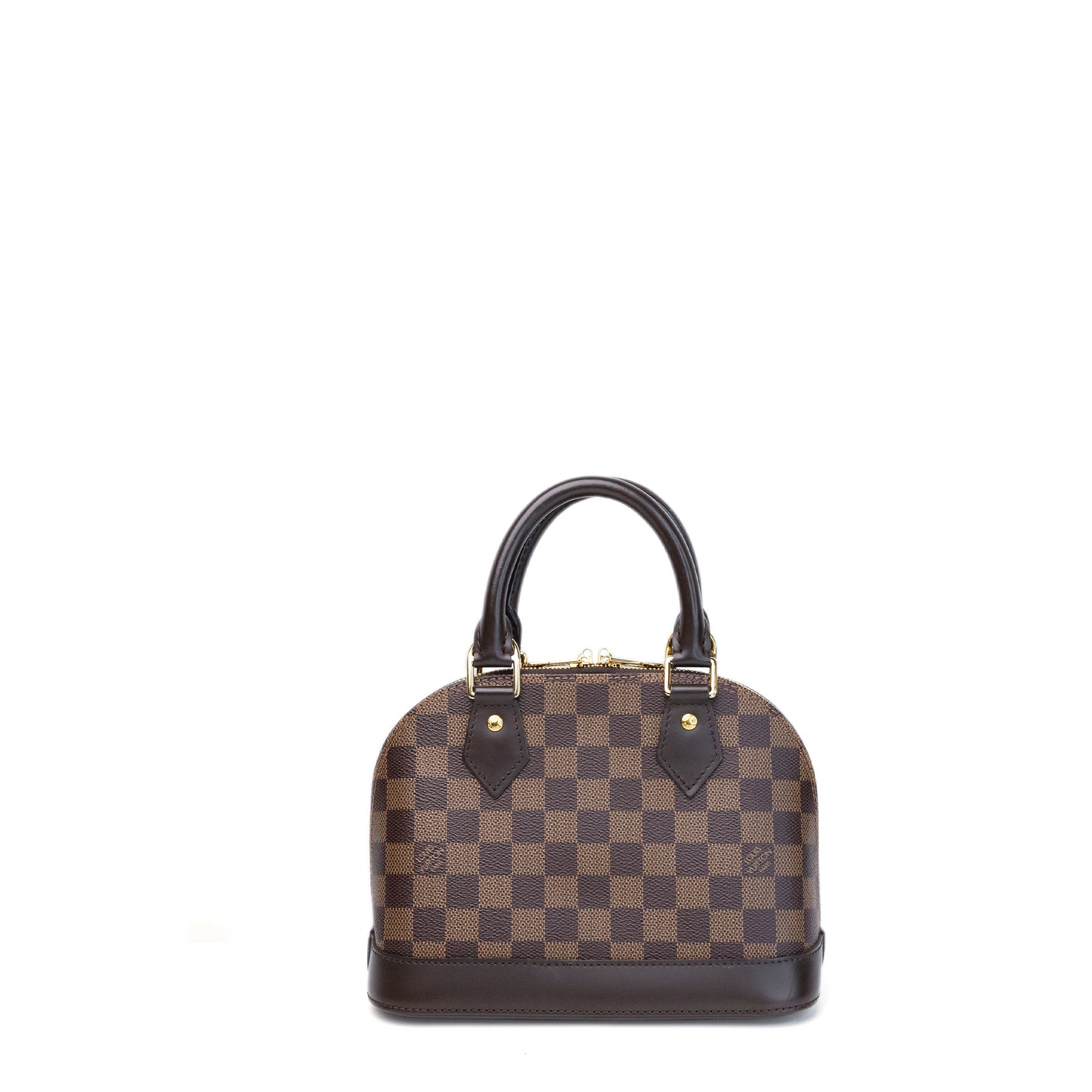 LOUIS VUITTON ALMA BB DAMIER EBENE CANVAS GHW