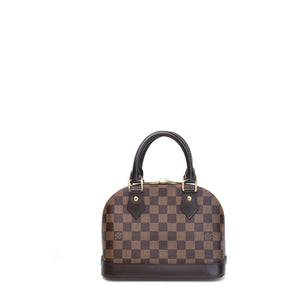 LOUIS VUITTON ALMA BB DAMIER EBENE CANVAS GHW