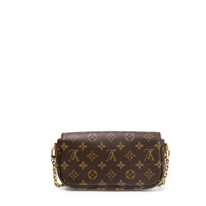 LOUIS VUITTON IVY WALLET ON CHAIN MONOGRAM CANVAS GHW