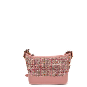 CHANEL SMALL GABRIELLE HOBO BAG TWEED/CALFSKIN MULTICOLOUR / MULTICOLOUR HARDWARE