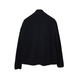 MONCLER PADDED WOOL JACKET BLACK