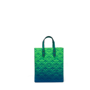 LOUIS VUITTON PETIT SAC PLAT XS VIRGIL ABLOH TAURILLON ILLUSION BLUE / GREEN  SHW