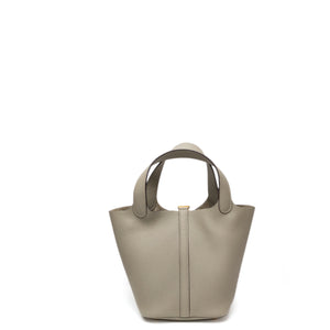 HERMES PICOTIN 18 LOCK BAG CLEMENCE SAUGE GHW STAMP B