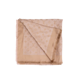 LOUIS VUITTON MONOGRAM DENIM SHAWL