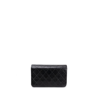 CHANEL VINTAGE FLAP BAG BLACK QUILTED LAMBSKIN GHW