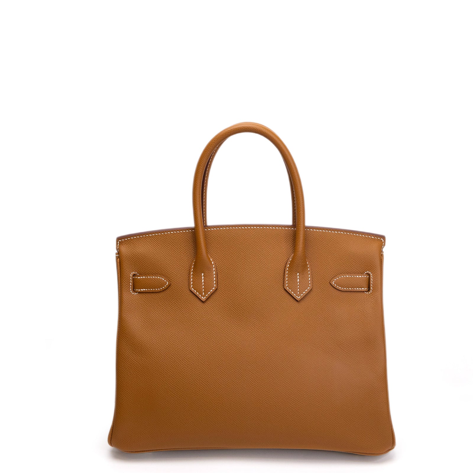 HERMES BIRKIN 30 GOLD EPSOM LEATHER GHW STAMP W