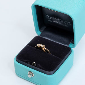 TIFFANY & CO. KNOT 18K YELLOW GOLD RING