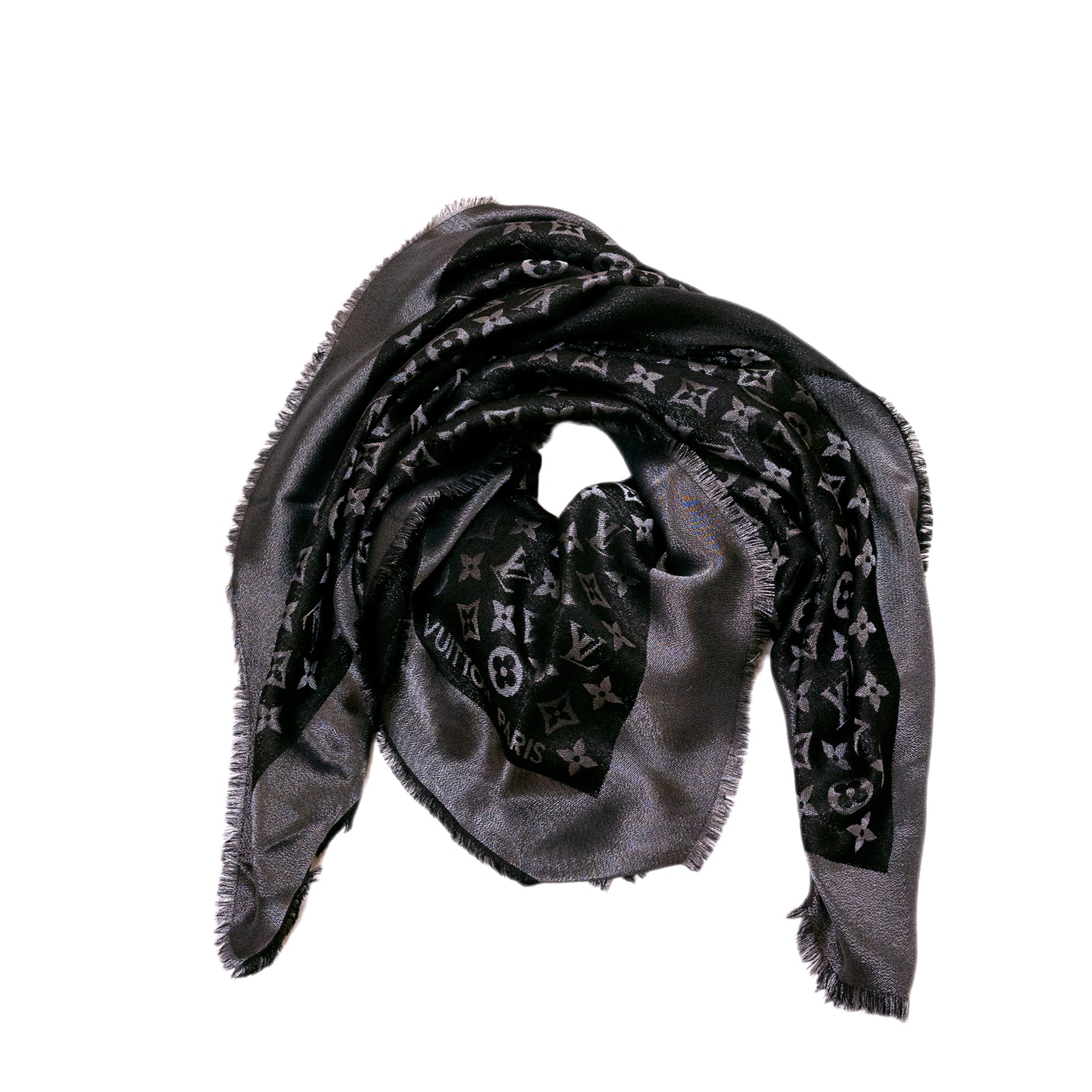 LOUIS VUITTON MONOGRAM DENIM SHAWL