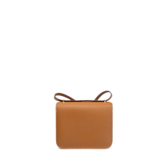 HERMES MINI CONSTANCE EPSOM GOLD GHW STAMP K