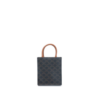 CELINE MINI VERTICAL CABAS TRIOMPHE CANVAS GHW