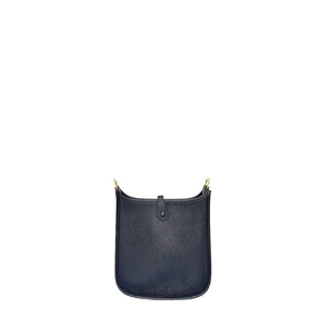 HERMES MINI EVELYNE  BLUE NUIT GHW STAMP Z