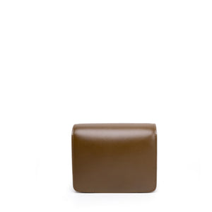 CELINE TEEN CLASSIC BOX BAG CAMEL CALFSKIN LEATHER GHW