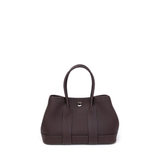 HERMES GARDEN PARTY 23 TOGO 47 CHOCOLATE SHW STAMP K