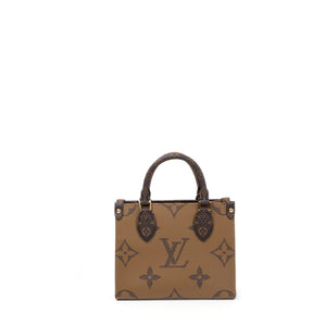 LOUIS VUITTON ON THE GO BB BROWN MONOGRAM CANVAS GHW (MICROCHIP)