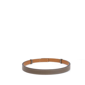 HERMES KELLY 18 BELT ETOUPE GHW STAMP B
