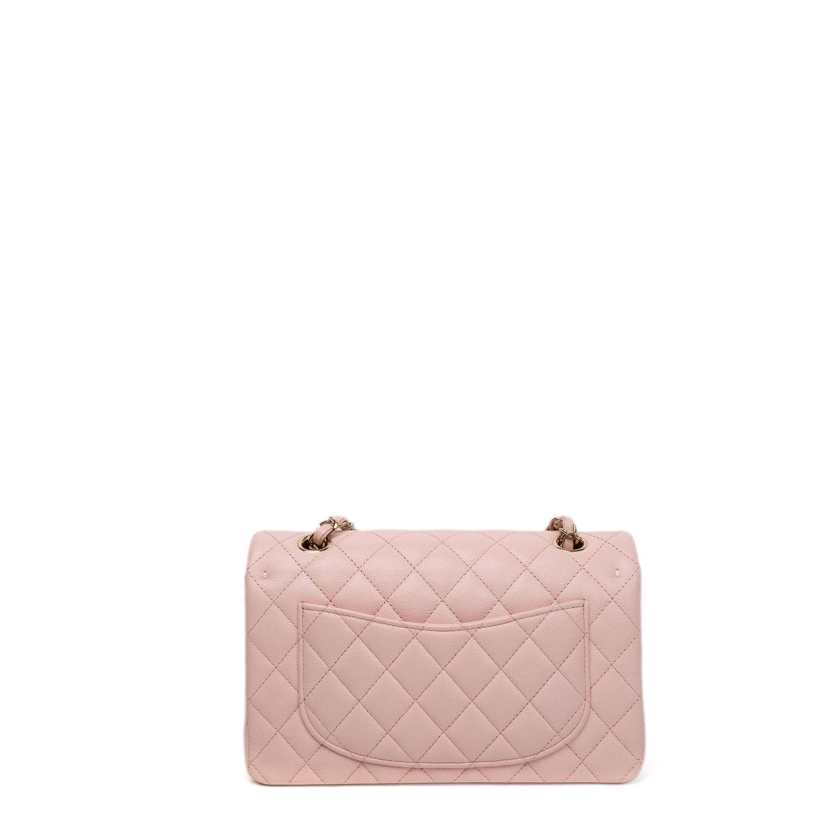 CHANEL CLASSIC DOUBLE FLAP SMALL LGHW (MICROCHIP)