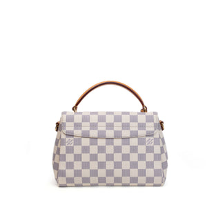 LOUIS VUITTON CROISETTE BAG DAMIER AZUR CANVAS GHW