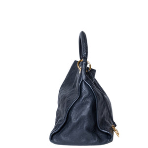 LOUIS VUITTON ARTSY MM BLACK MONOGRAM EMPREINTE LEATHER GHW