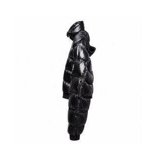 MONCLER GRENOBLE JOCELME CROPPED DOWN JACKET BLACK SIZE 2