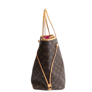 LOUIS VUITTON NEVERFULL GM MONOGRAM CANVAS GHW (MICROCHIP)