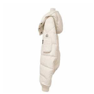 MONCLER LEOPOLD GIUBBOTTO COTTON POLYURETHANE DOWN JACKET WHITE SIZE 2