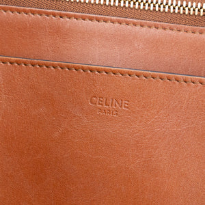 CELINE MAILLON TRIOMPHE BUCKET BAG BROWN CALFSKIN LEATHER GHW