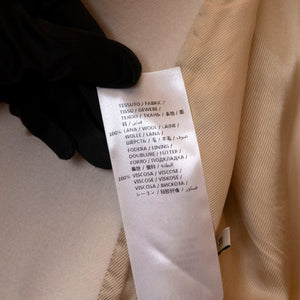 GUCCI WHITE WOOL COAT SIZE 38