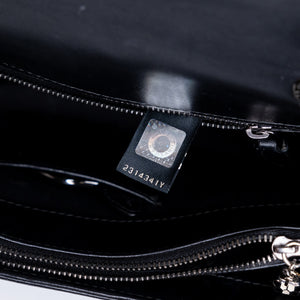 BVLGARI SERPENTI FOREVER SHOULDER BAG BLACK CALFSKIN