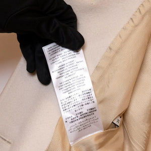 GUCCI WHITE WOOL COAT SIZE 38