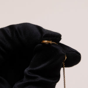 BVLGARI 18K YELLOW GOLD NECKLACE WITH ONYX