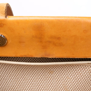 HERMES HERBAG CABAS TOILE CANVAS / VACHE LEATHER SHW
