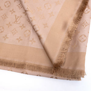LOUIS VUITTON MONOGRAM DENIM SHAWL