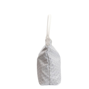 GOYARD BOHEME HOBO BAG WHITE GOYARDINE CANVAS / CALFSKIN SHW