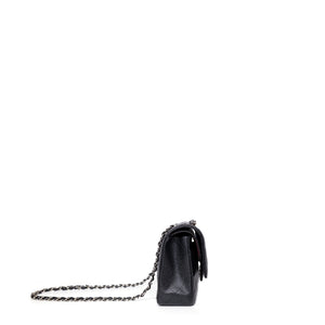 CHANEL CLASSIC FLAP MEDIUM BLACK CAVIAR LEATHER SHW