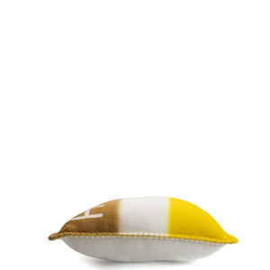 HERMES DYE SANGLE PILLOW CITRON / PAILLE