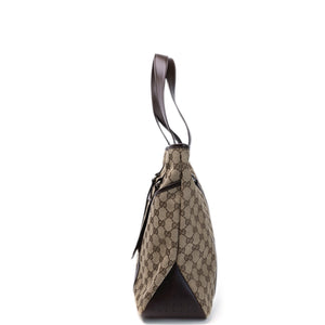 GUCCI GG CANVAS TOTE BAG BEIGE GHW