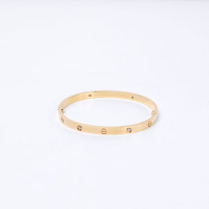 CARTIER LOVE 18K YELLOW GOLD BRACELET WITH DIAMOND