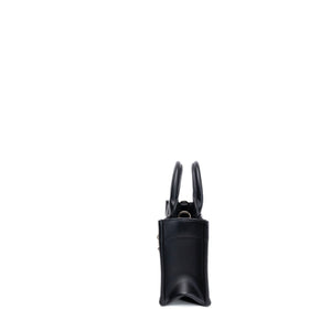 CHRISTIAN DIOR MINI DIOR BOOK TOTE BLACK MACROCANNAGE CALFSKIN GHW